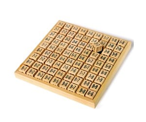 Brettspill & Puslespill - Small Foot - Counting Board - The Tables from 1 to 10 - 10953