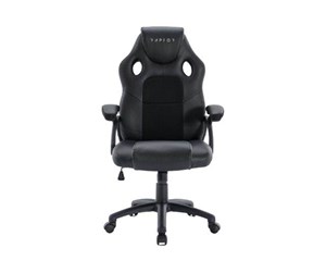 Gamingstol - Raptor Gaming Raptor GS40 Kontorstol - PU-lær - RG-GS-40-BLACK/BLACK