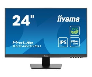 Skjerm - 24" iiyama ProLite XU2463HSU-B1 - 1920x1080 - 100Hz - IPS - XU2463HSU-B1