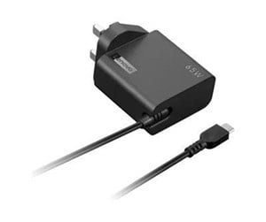 Strømkabel (ekstern) - Lenovo - USB-C power adapter - 65 Watt - 4X21L54612