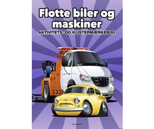 Kreative leker - Tactic Games Flotte biler og maskiner aktivitets- og klistermærkebog - 52641