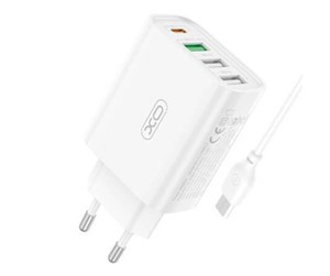 Mobil - Adaptere og ladere - XO Wall charger  L120 3x USB 1x USB-C 18W (white) - L120