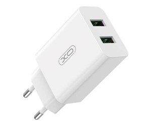 Mobil - Andre tilbehør - XO Wall charger  L119 2x USB-A  18W (white) - L119