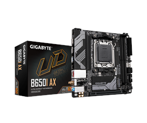 Hovedkort - GIGABYTE B650I AX Hovedkort - AMD B650 - AMD AM5 socket - DDR5 RAM - Mini-ITX - B650I AX