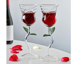 Gadget - Mikamax Rose Wine Glass Set - 05118