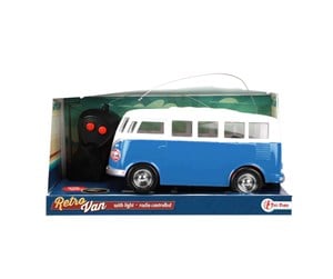 Leketøysbil - Toi-Toys RC Controlled Car Retro Van with Light - 25256B