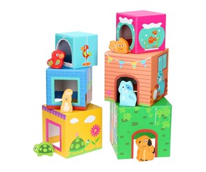 Babyleker - Small Foot - Stacking Tower with Animals - 10044