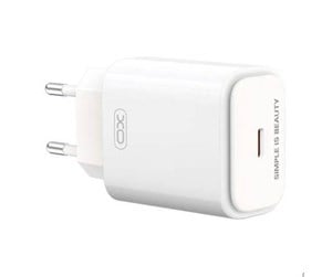 Mobil - Adaptere og ladere - XO Wall Charger  L90B USB-C PD 20W + QC 3.0 18W (White) - L90B