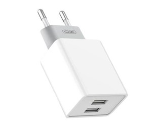 Mobil - Adaptere og ladere - XO Wall charger  L65 2x USB + USB cable (white) - L65EU