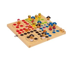 Brettspill & Puslespill - Small Foot - Wooden Ludo Pirate Island - 10951