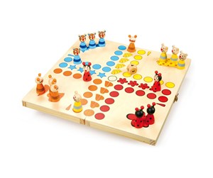 Brettspill & Puslespill - Small Foot - Wooden Ludo Animals - 7358