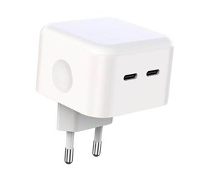 Mobil - Adaptere og ladere - XO Wall charger  L102 2x USB-C 35W (white) - L102 (EU)