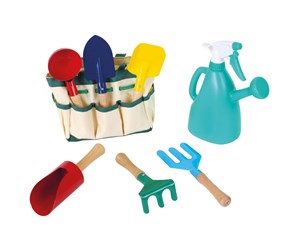 Utendørsleker - Small Foot - Garden Bag with Garden Tools 8 pcs. - 1710