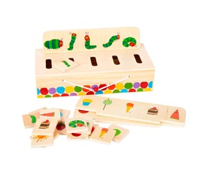 Babyleker - Small Foot - Caterpillar Never Enough Images Sorting box - 11342