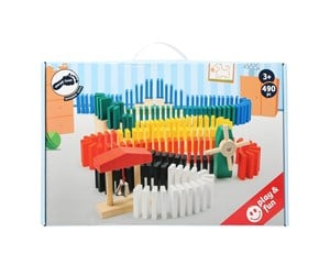 Treleker - Small Foot - Wooden Domino Rally 490 pcs. - 11402