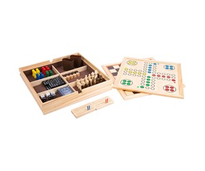 Brettspill & Puslespill - Small Foot - Wooden Classic Games 9in1 - 11277