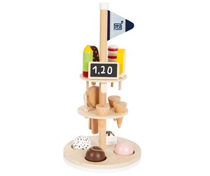 Rollelek - Small Foot - Wooden Ice Creams with Holder 15 pcs - 12232