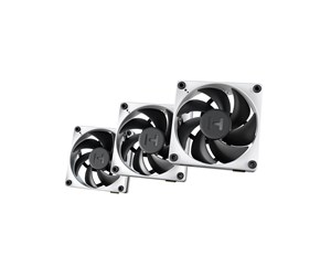 Kabinettvifte - HYTE THICC FP12 Fan 3 Pack - Kabinettvifte - 120mm - Hvit med svarte vinger - 47 dBA - FAN-HYTE-FP12-BW-3