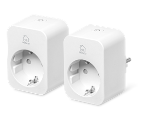 Smarthus - Deltaco SMART HOME smart plug with energy monitoring 16A 2-pack - 1902276