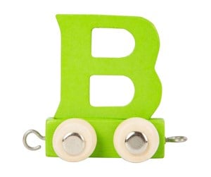 Treleker - Small Foot - Wooden Letter Train Color - B - 10352