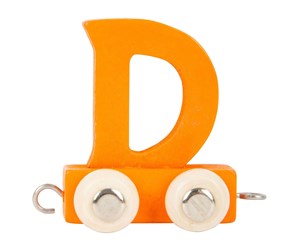 Treleker - Small Foot - Wooden Letter Train Color - D - 10354