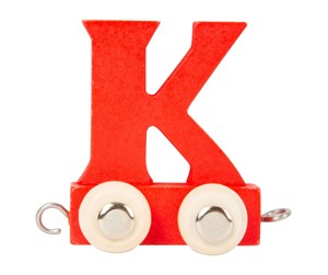 Treleker - Small Foot - Wooden Letter Train Color - K - 10361