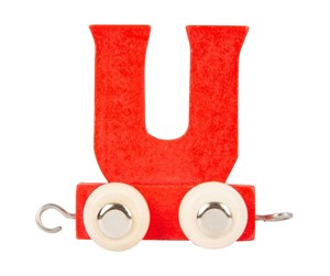 Treleker - Small Foot - Wooden Letter Train Color - U - 10371