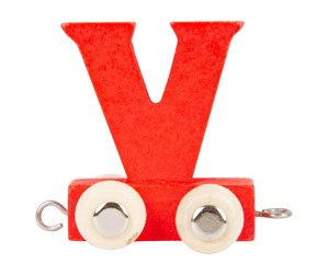 Treleker - Small Foot - Wooden Letter Train Color - V - 10372