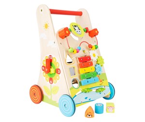 Babyleker - Small Foot - Wooden Baby Walker Walker Colorful - 10606