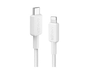 USB - Anker 322 -  Lightning to USB-C cable (MFI Certified) - 0.9m - White - A81B5H21