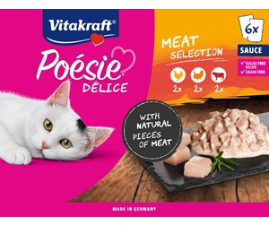 Katt - Vitakraft - Poésie® Délice multipack variant with meat 6x85gr - 39400