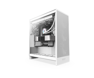 Kabinett - NZXT H7 Flow (2024) - All White - Kabinett - Miditower - Hvit - CM-H72FW-01