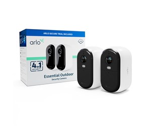 Smarthus - Arlo Essential 2 HD Utendørskamera 2-pack - VMC2250-100EUS