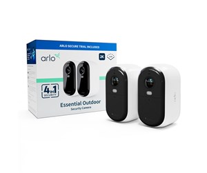 Smarthus - Arlo Essential 2 2K Utendørskamera 2-pack - VMC3250-100EUS