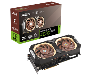 Grafikkort - ASUS GeForce RTX 4080 SUPER Noctua OC - 16GB GDDR6X RAM - Grafikkort - 90YV0KA2-M0NA00