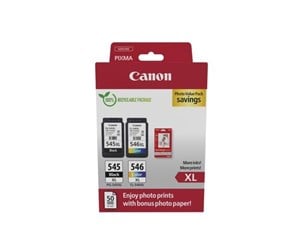 Papir, Fotopapir & Etiketter - Canon PG-545XL/CL-546XL / 8286B011 High Value Pack - 8286B011