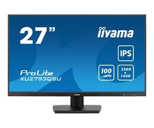 Skjerm - 27" iiyama ProLite XU2793QSU-B6 - LED monitor - 27" - XU2793QSU-B6