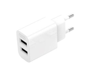 Mobil - Adaptere og ladere - XO Wall charger  L109 2x USB-A cable USB Type-C 2.4A (white) - L109