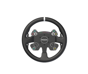 Spill - Tilbehør - Moza Racing MOZA CS V2P Steering Wheel - Leather (33 cm) - Wheel - PC - RS057