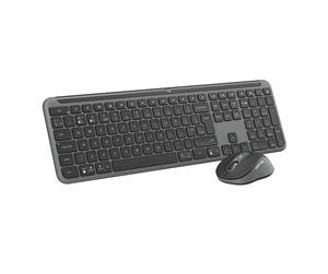 Tastatur - Logitech Signature Slim Combo MK950 - Graphite - Tastatur & Mussett - Nordisk - Grå - 920-012488