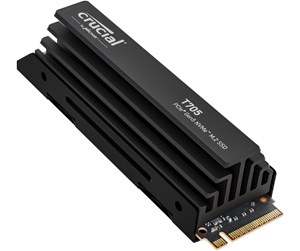 SSD - Crucial T705 SSD - 1TB - Med varmespreder - Svart - M.2 2280 - PCIe 5.0 - CT1000T705SSD5