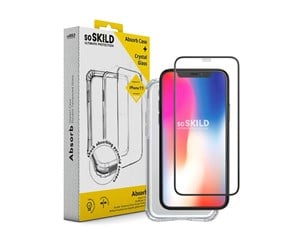 Mobil - Deksel og etui - SoSkild Phone Case Absorb 2.0 Impact Case Bundle incl. Tempered Glas - iPhone 11 Pro Max - SOSGECTEM0036