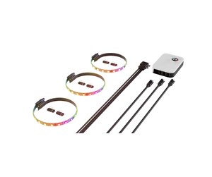 Kabinett-tilbehør - HYTE LS10 LED Strip 3 Pack with NP50 - ACC-HYTE-LS10-B-3NP