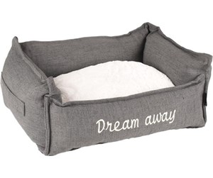 Hund - FLAMINGO Basket Dream Away Grey S 50x40x20CM - 540058511544