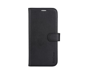 Mobil - Deksel og etui - Radicover Wallet Case Anti Radiation PU MagS RFID Black - iPhone 15 Plus - RAD289