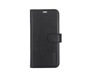 Mobil - Deksel og etui - Radicover Wallet Case 2in1 Anti Radiation Leather MagS Black - iPhone 15 Pro - RAD286