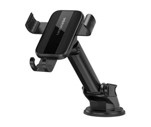 Mobil - Andre tilbehør - Vention Automatic Car Phone Holder with Suction Cup Black - KCOB0