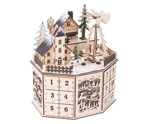 Treleker - Small Foot - Wooden Advent Calendar Christmas Land - 10997