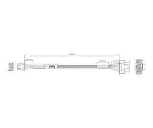 Strømkabel (intern) - Lenovo - power cable - 12VHPWR to 8 pin PCIe power - 40 cm - 4X97A85028