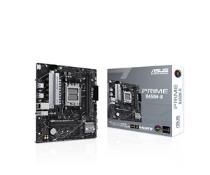 Hovedkort - ASUS PRIME B650M-R Hovedkort - AMD B650 - AMD AM5 socket - DDR5 RAM - Micro-ATX - 90MB1H30-M0EAY0